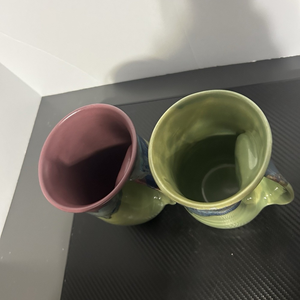 Neher Handmade ceramic mugs with a unique design and vibrant colored glazes - Picture 5 of 9